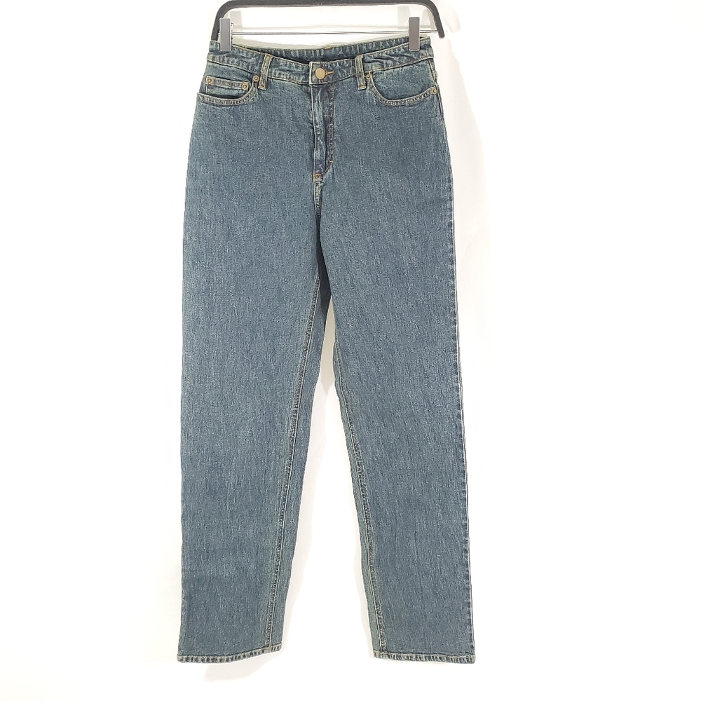 Shear Shapewear Blue Jeans Straight Leg Stretchy